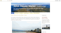 Desktop Screenshot of johnhayeswalks.com